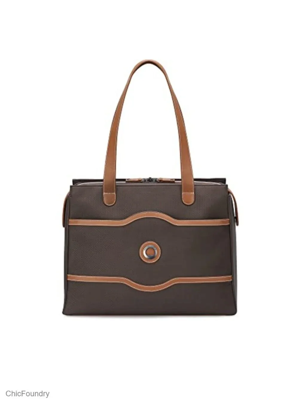 Eco-Friendly Recycled Polyester Travel Shoulder Bag with Laptop Sleeve Pocket